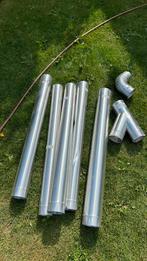 Rookgasafvoer aluminium buizen en bocht / moet weg !, Ophalen, Nieuw, Aluminium, Minder dan 2 meter