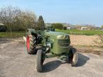 BELGIE- Deutz D40L met aanhangwagen - Oldtimer tractor, Ophalen, Gebruikt, Groter dan 1:32, Overige merken