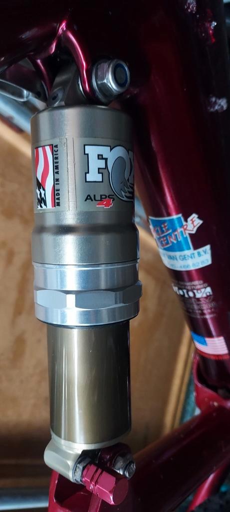 Achterdemper Fox Alps 4 voor retro mountainbike.  165mm, Fietsen en Brommers, Fietsonderdelen, Gebruikt, Mountainbike, Overige typen