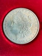 Morgan dollar 1884-o zilver USA, Ophalen of Verzenden, Noord-Amerika, Zilver
