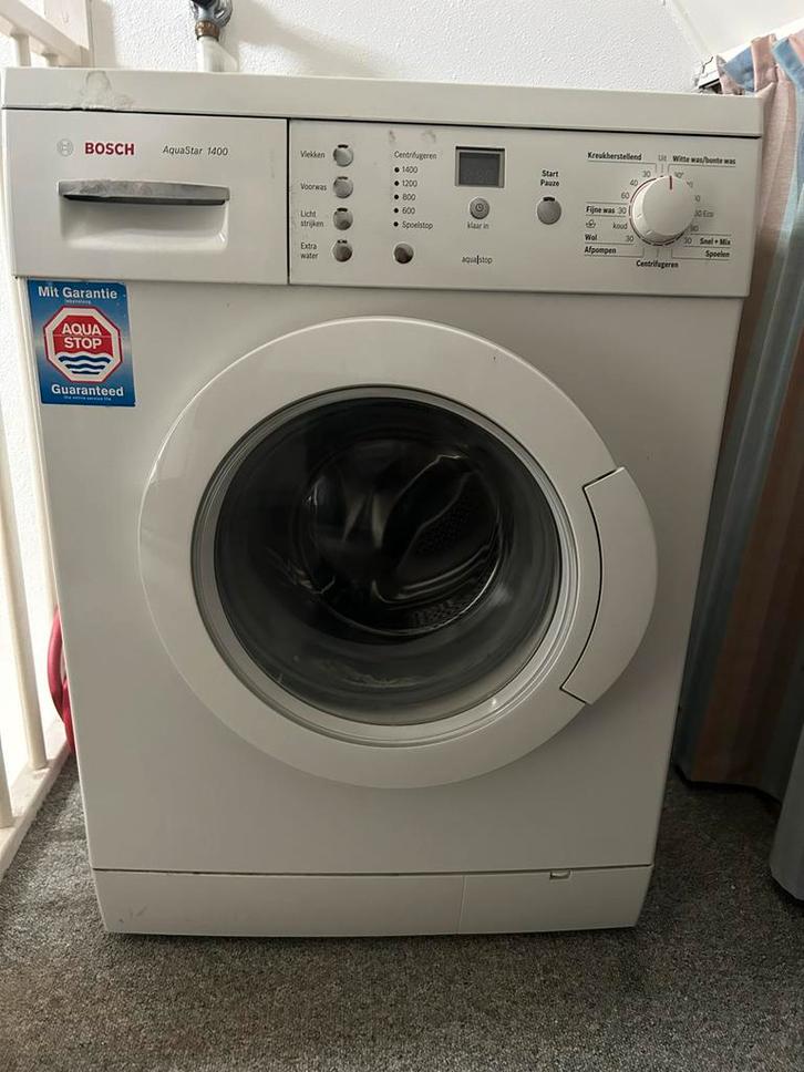 Bosch Aquastar 1400 Wasmachine, Witgoed en Apparatuur, Wasmachines, Gebruikt, Voorlader, 6 tot 8 kg, 85 tot 90 cm, 1200 tot 1600 toeren