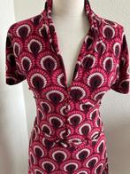 King Louie maat L pauwen emmy jurk 2856, Maat 42/44 (L), Ophalen of Verzenden, Zo goed als nieuw, Knielengte