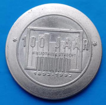 1 Dommetje Utrecht 1992 100 jaar Bibliotheek Utrecht   beschikbaar voor biedingen