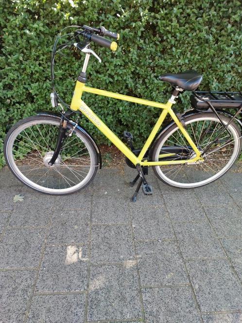 Nette opvallende elektrische herenfiets Sparta, Fietsen en Brommers, Fietsen | Heren | Herenfietsen, Gebruikt, Sparta, Versnellingen
