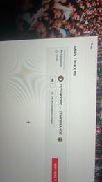 Feyenoord - Fenerbahce Y3 2x, Eén persoon