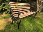 tuinbank parkbank gietijzer eiken NIEUW met leewenkoppen, Ophalen of Verzenden, Nieuw, Hout