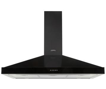 Klassieke zwarte afzuigkap-Belling Farmhouse 90 CHIM BLK beschikbaar voor biedingen