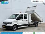 Volkswagen Crafter 2.0 TDI 140PK Dubbele Cabine Kipper Airco, Gebruikt, 4 cilinders, Volkswagen, Wit