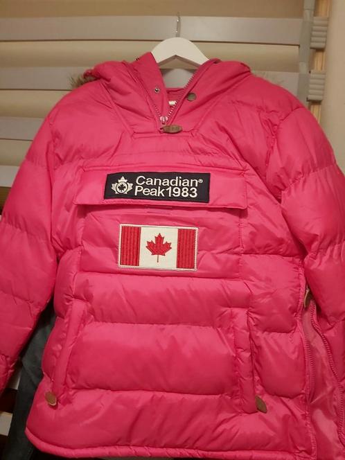 Canadian Peak winterjas maat L, Kleding | Dames, Jassen | Winter, Zo goed als nieuw, Maat 42/44 (L), Roze, Ophalen of Verzenden