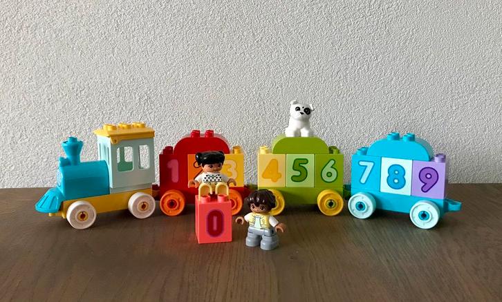 LEGO Duplo getallentrein set 10954, Kinderen en Baby's, Speelgoed | Duplo en Lego, Zo goed als nieuw, Duplo, Complete set, Ophalen of Verzenden