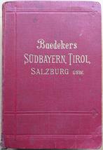 Baedeker Südbayern, Tirol, Salzburg usw. 1912, Baedeker, Karl, Europa, Ophalen of Verzenden, Reisgids of -boek