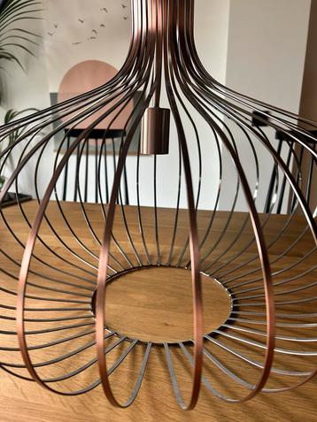 Moderne hanglamp  - koper kleur - 60x60 - zo goed als nieuw! beschikbaar voor biedingen