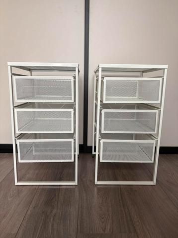 IKEA Lennart wit ladeblok met 3 lades (2 stuks) beschikbaar voor biedingen