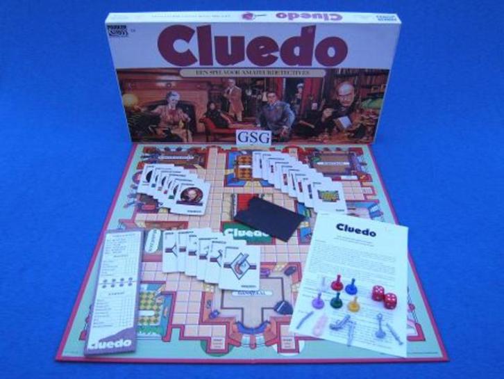 Cluedo groot nr. 000086-03, Hobby en Vrije tijd, Gezelschapsspellen | Bordspellen, Gebruikt, Ophalen