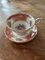 Prachtige antieke theekop Coalport Montrose Pink, Ophalen of Verzenden