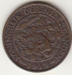 1 cent 1919, nette kwaliteit, Postzegels en Munten, Munten | Nederland, Koningin Wilhelmina, 1 cent, Losse munt, Verzenden