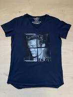Jack & Jones | Donker blauw t-shirt met print | Maat L/XL, Blauw, Maat 56/58 (XL), Ophalen of Verzenden, Zo goed als nieuw