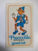 Oude sticker.  Pinocchio schoenen., Ophalen of Verzenden, Zo goed als nieuw