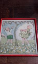 Schattig oud schilderijtje Berhardina Midderigh-Bokhorst, Antiek en Kunst, Ophalen of Verzenden