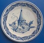 Kerstmis 1926 Porceleyne Fles 18cm Torenspits (2), Ophalen of Verzenden