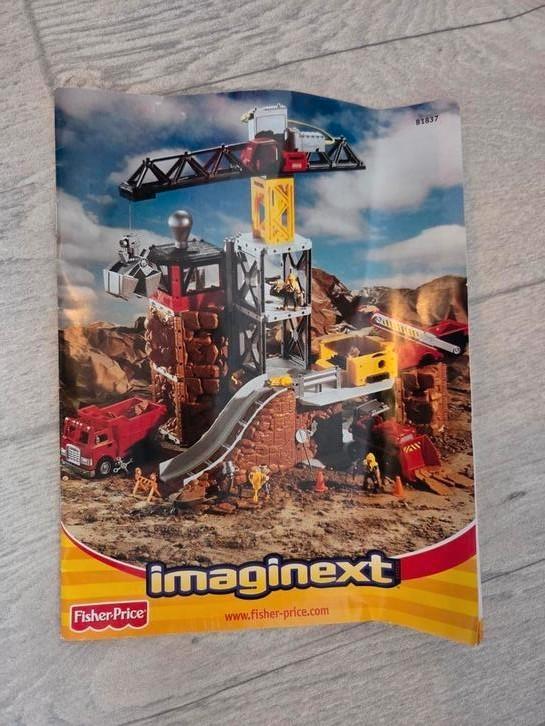 Fisher price imaginext bouwset constructie incl motor, Kinderen en Baby's, Speelgoed | Fisher-Price, Zo goed als nieuw, Speelset