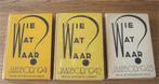 Wie wat waar - 1941 - 1942 - 1943, Antiek en Kunst, Antiek | Boeken en Bijbels, Ophalen of Verzenden
