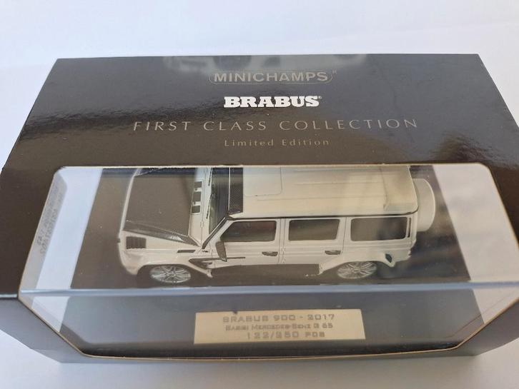 Brabus Mercedes G klasse prijslijst + Minichamps 1 op 43, Hobby en Vrije tijd, Modelauto's | 1:43, Nieuw, Auto, MiniChamps, Ophalen of Verzenden