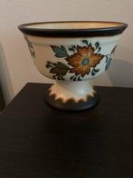 Gouda Flora Plateel Kom Handwerk, Antiek en Kunst, Antiek | Keramiek en Aardewerk, Ophalen of Verzenden
