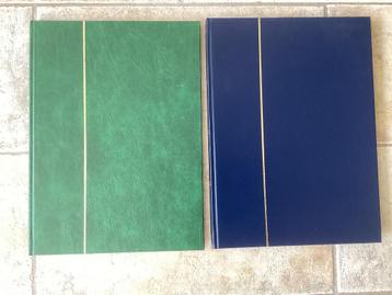 2 lege Postzegelalbums beschikbaar voor biedingen