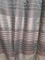 Brons / bruin-/zwarte gordijnen met railhaakjes, Ophalen, 200 cm of meer, Zo goed als nieuw, 200 cm of meer