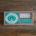 Hema vintage kerstverlichting kaarsmodel met klem, 16 stuks., Diversen, Kerst, Ophalen