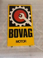 Emaille Bovag bord motor Langcat, Verzamelen, Ophalen of Verzenden, Zo goed als nieuw, Reclamebord