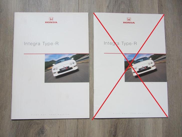 Honda Integra Type R Folders, Boeken, Auto's | Folders en Tijdschriften, Zo goed als nieuw, Honda, Ophalen of Verzenden