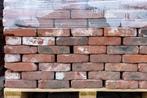 Oude gebikte vormbak stenen 19x5 cm unieke kleine maat 145M2, Doe-het-zelf en Verbouw, Metselstenen, Ophalen of Verzenden, Gebruikt