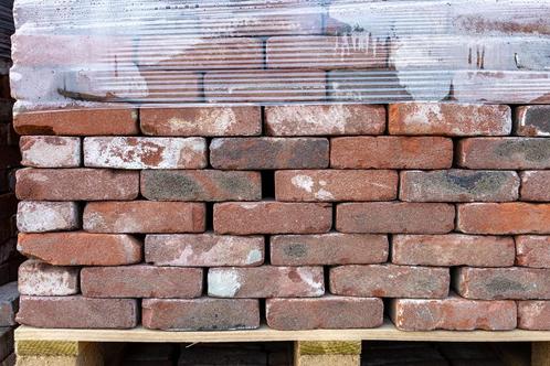 Oude gebikte vormbak stenen 19x5 cm unieke kleine maat 145M2, Doe-het-zelf en Verbouw, Metselstenen, Gebruikt, Bakstenen, Ophalen of Verzenden
