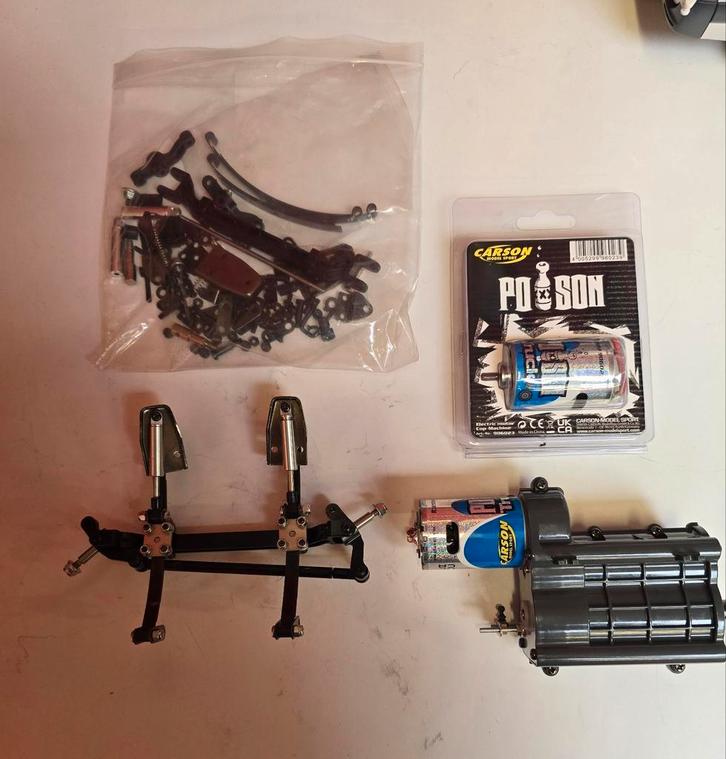 Tamiya /lesu 1:14 onderdelen alles in een koop, Hobby en Vrije tijd, Modelbouw | Radiografisch | Auto's, Nieuw, Auto onroad, Elektro