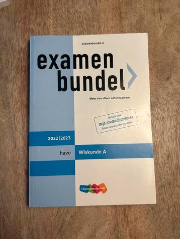 havo Wiskunde A 2022/2023 examenbundel beschikbaar voor biedingen