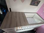 Combi Commode Ledikant - memphis wit grijs, Ophalen, Zo goed als nieuw, Ledikant