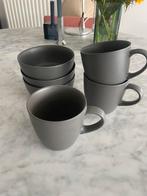 3 mokken en 3 kommen grijs H&M Home, Huis en Inrichting, Keuken | Servies, Ophalen, Nieuw, Kom(men), Overige stijlen