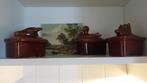 Vintage brocante pateschalen bok,eend,zwijn, Verzenden