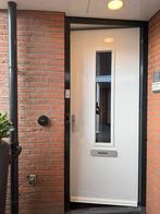 Hardhouten zgan voordeur 233? x 93,5? incl 3 punts sluiting, Doe-het-zelf en Verbouw, Deuren en Horren, Ophalen, 80 tot 100 cm