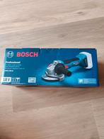 Nieuw Bosch professional GWS 18V-8 haakse slijper 125mm accu, Ophalen of Verzenden, Nieuw, 700 tot 1000 watt, Haakse handslijpmachine