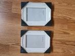 2 witte fotolijsten, 9x13 cm, Ophalen of Verzenden, Zo goed als nieuw