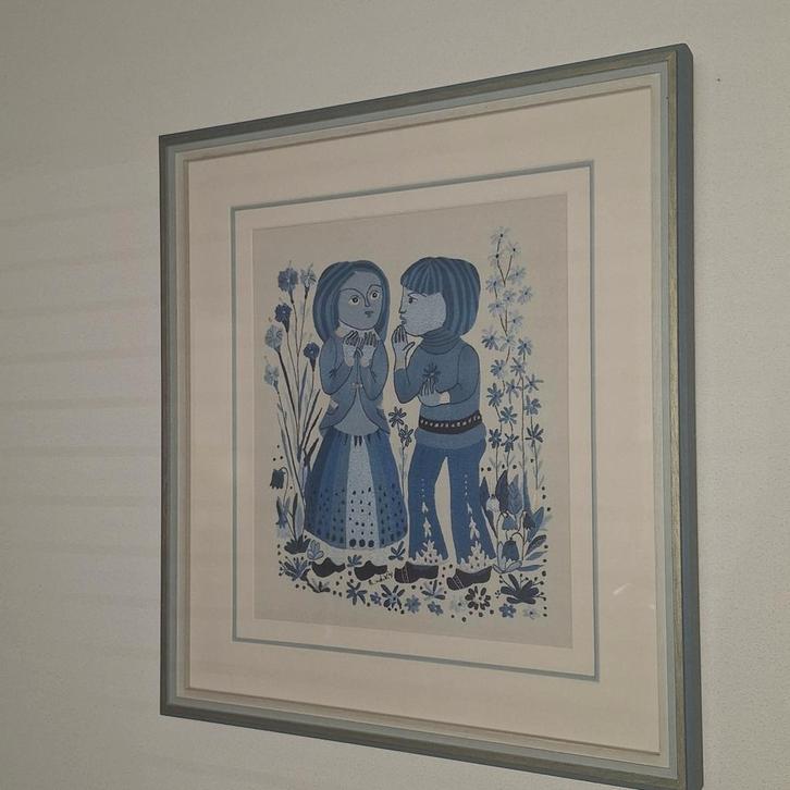 Borduur Schilderij Kinderen, Antiek en Kunst, Kunst | Overige Kunst, Ophalen of Verzenden