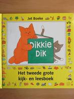 Dikkie Dik het tweede grote kijk- en leesboek, Ophalen of Verzenden, Zo goed als nieuw, Jet Boeke, 2 tot 3 jaar