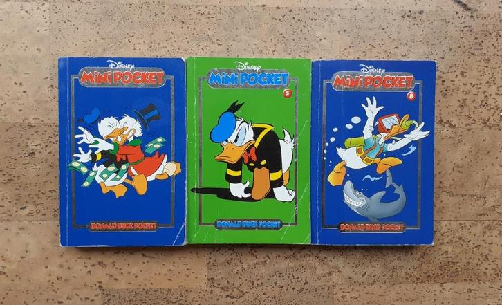 3 x mini pocket Donald Duck deel 4, 5 en 8 in prima staat, Boeken, Stripboeken, Gelezen, Meerdere stripboeken, Ophalen of Verzenden