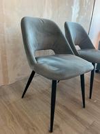 Twee eetkamerstoelen grijs, Ophalen, Zo goed als nieuw, Grijs, Twee