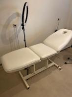 Witte Behandeltafel / Massagetafel, Huis en Inrichting, Ophalen, Overige materialen, Verstelbaar, Eenpersoons
