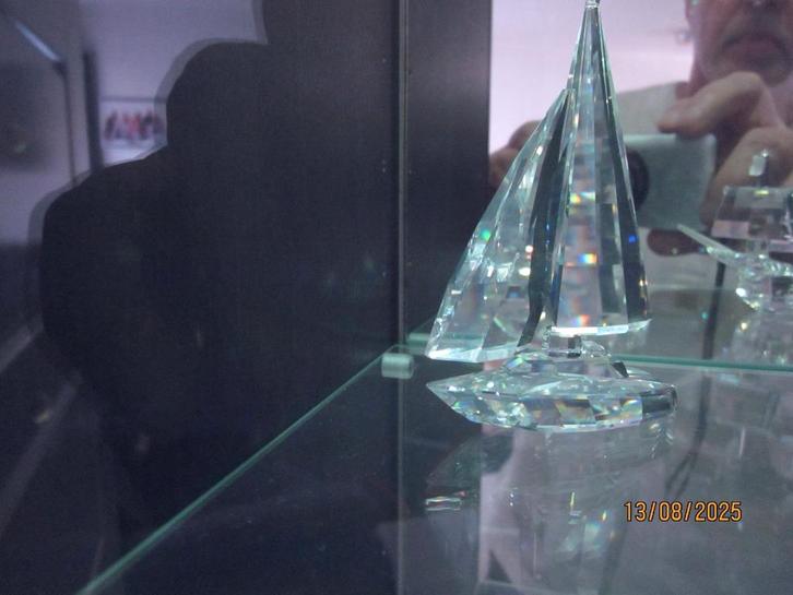 Swarovski Zeilboot incl.doos & certificaat, Verzamelen, Swarovski, Nieuw, Figuurtje, Ophalen of Verzenden