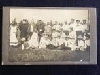CDV, Gezelschap met o.a. militairen, Carte de Visite, Ophalen of Verzenden, Voor 1940, Gebruikt, Foto